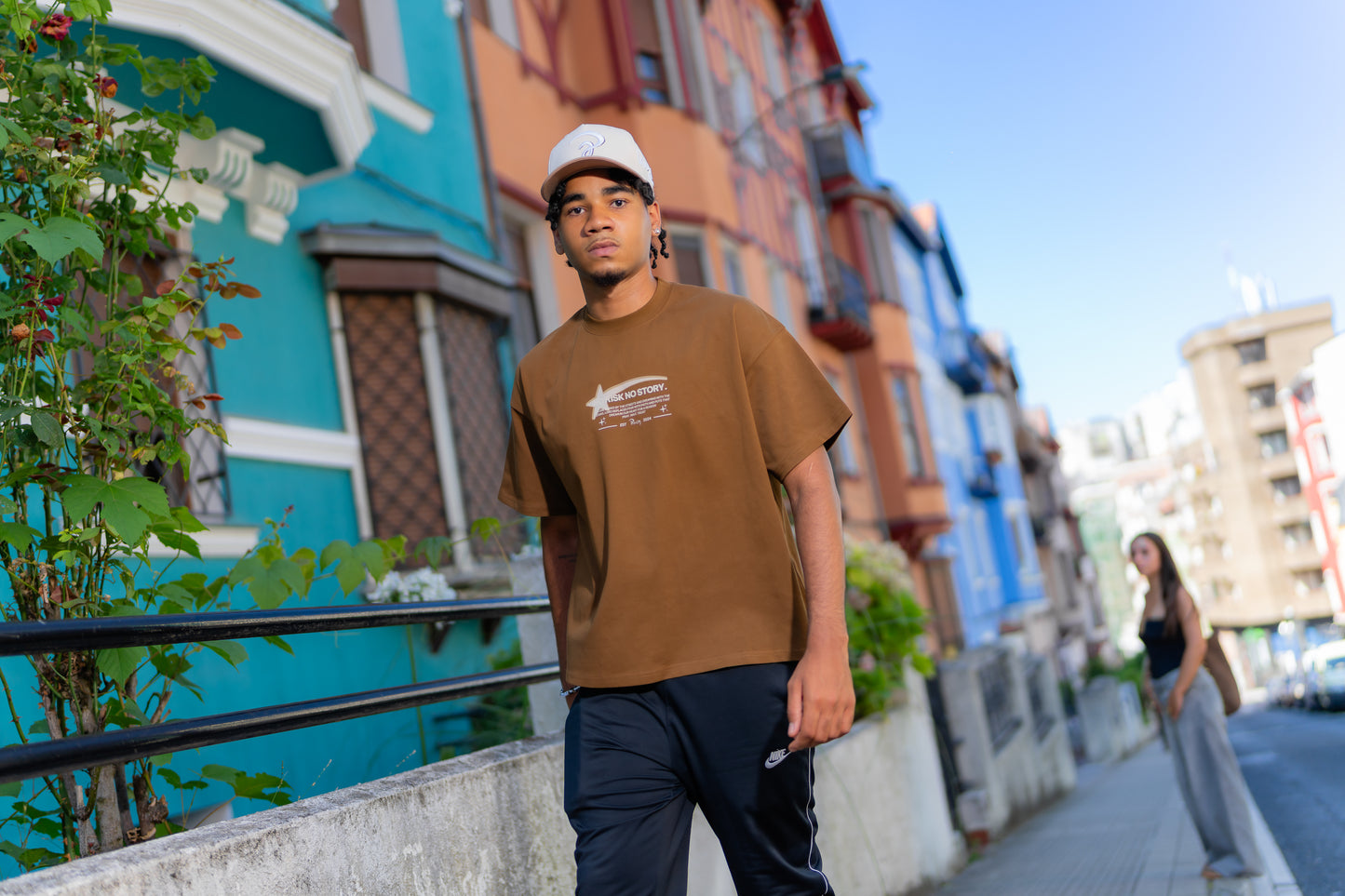 JUST VIBES BROWN SHIRT