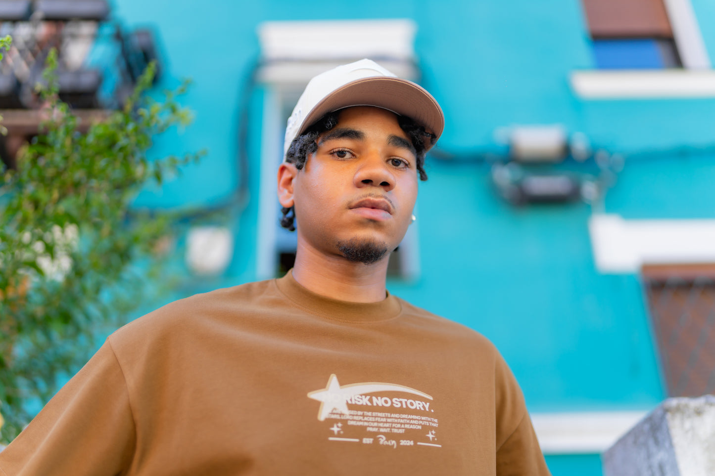 JUST VIBES BROWN SHIRT