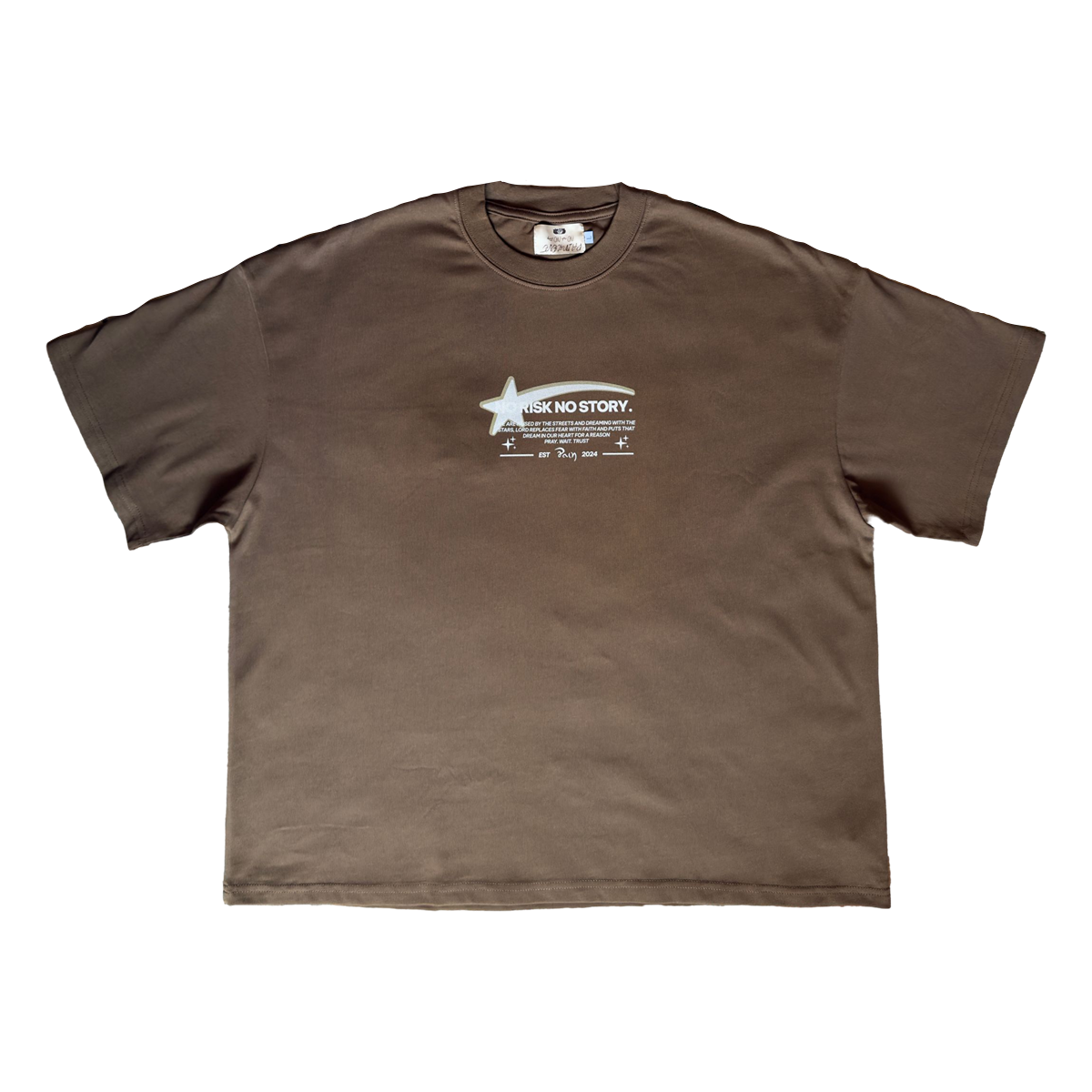 JUST VIBES BROWN SHIRT
