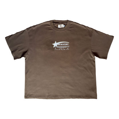 JUST VIBES BROWN SHIRT